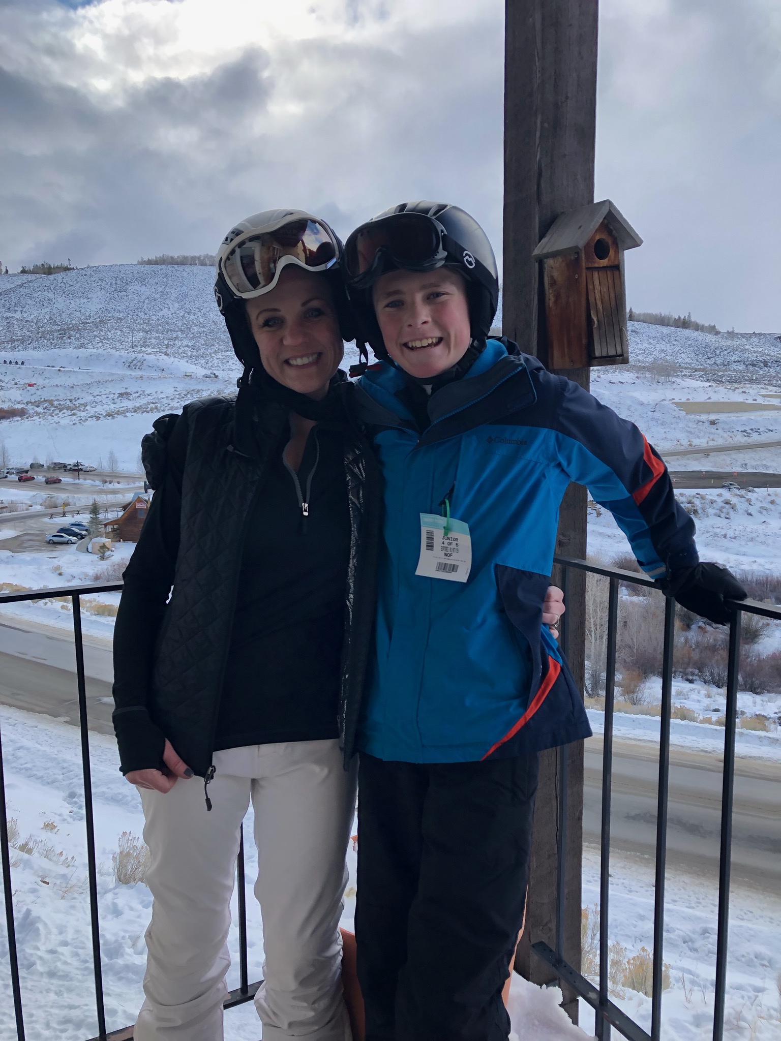 Love to snowboard with the whole family, and hope to move to the Colorado mountains one day