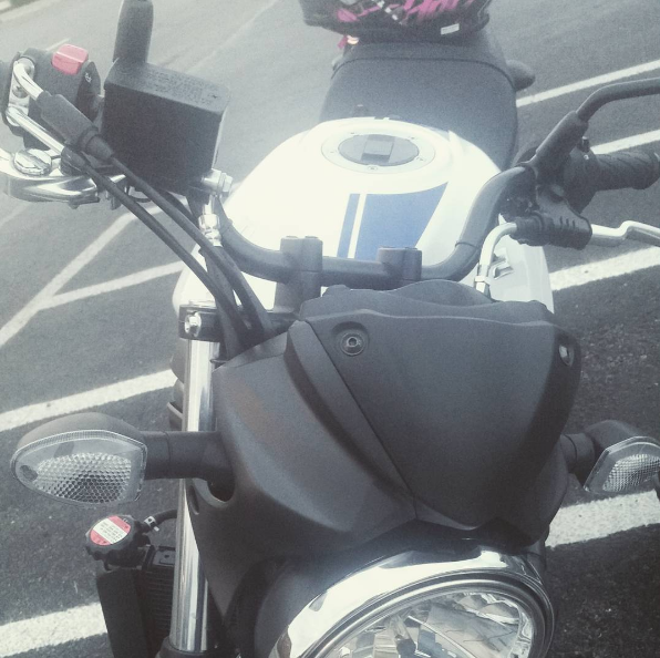 The newest addition to my garage, Lucy the Suzuki.