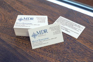 Photo of MDR Business Cards