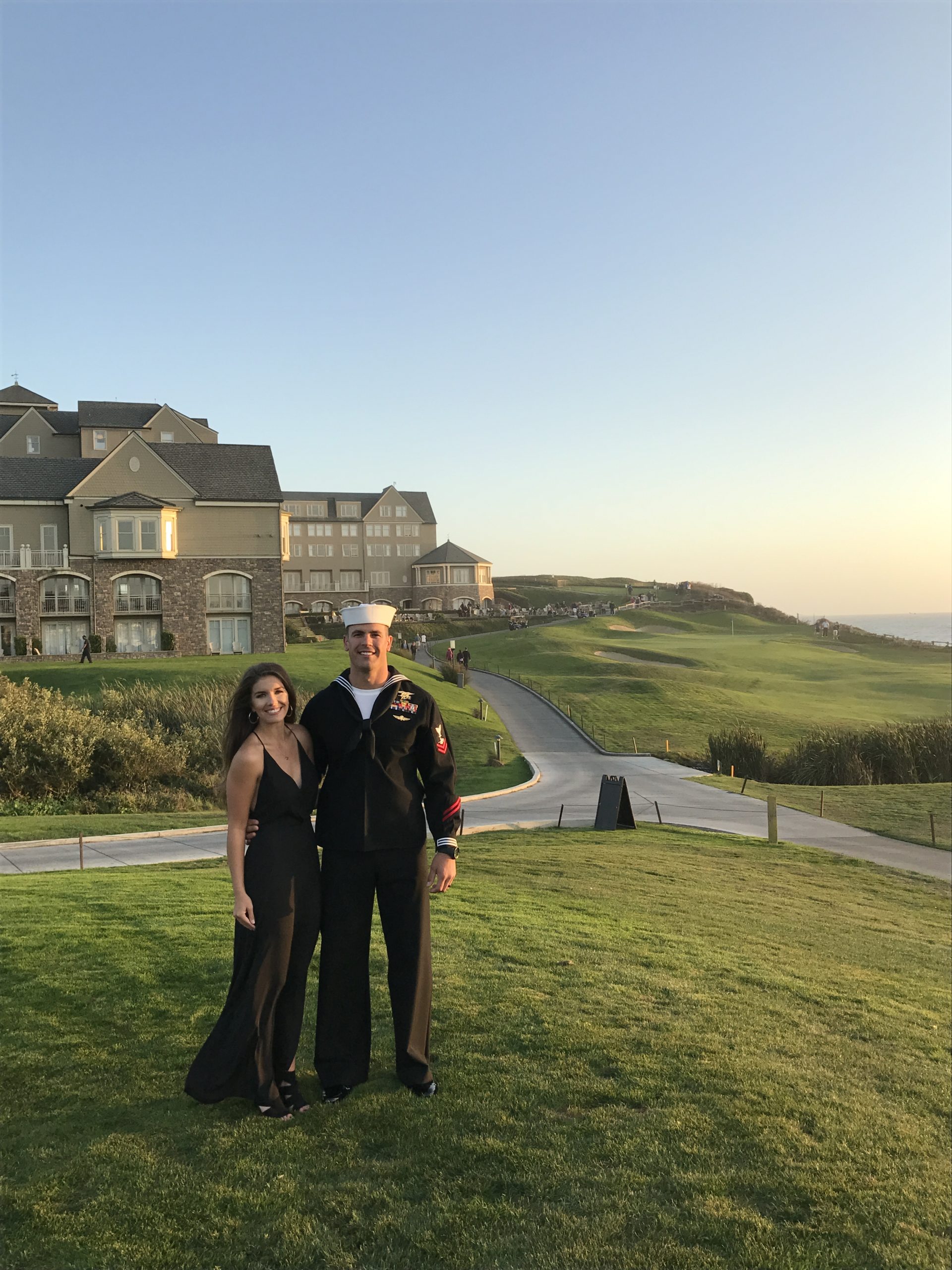 The Navy Seal Foundation hosted us for a whole weekend at Half Moon Bay, all expenses paid. Best weekend ever!