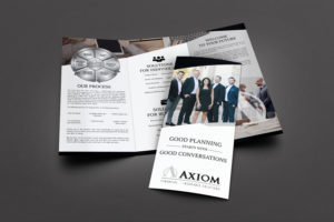 Photo of Axiom Trifold Brochure