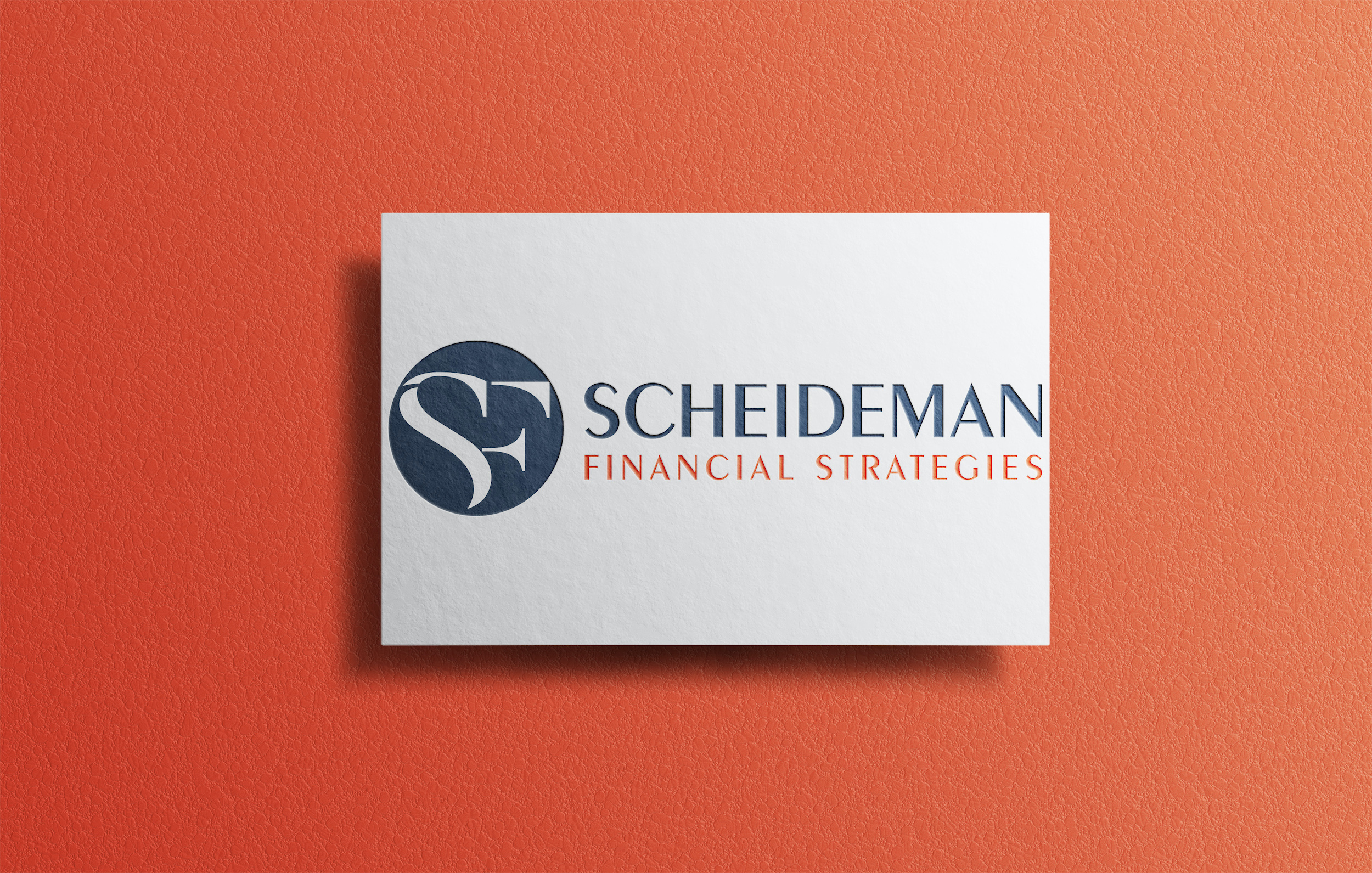 Custom logo design for Scheideman Financial