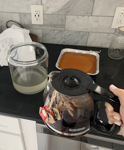 I like to brew kombucha