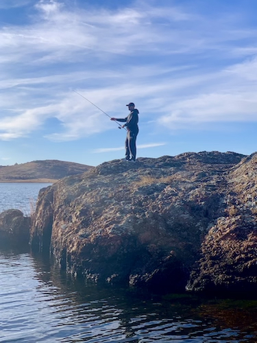We love fishing on the weekends at Elmer Thomas Lake!