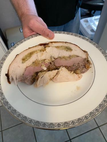 My greatest Thanksgiving achievement - the Turducken