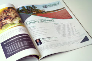 Photo of Minsky Cranberry Grower Ad