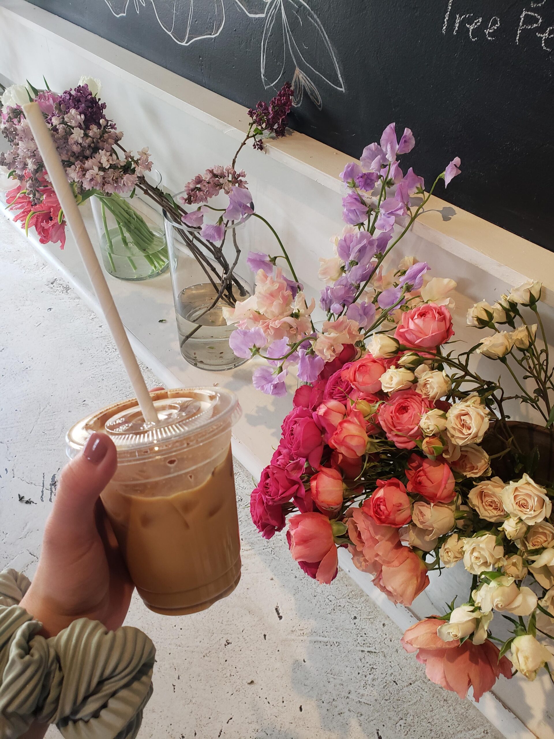 I have SO many favorites! Here are two: Coffee + Flowers. 