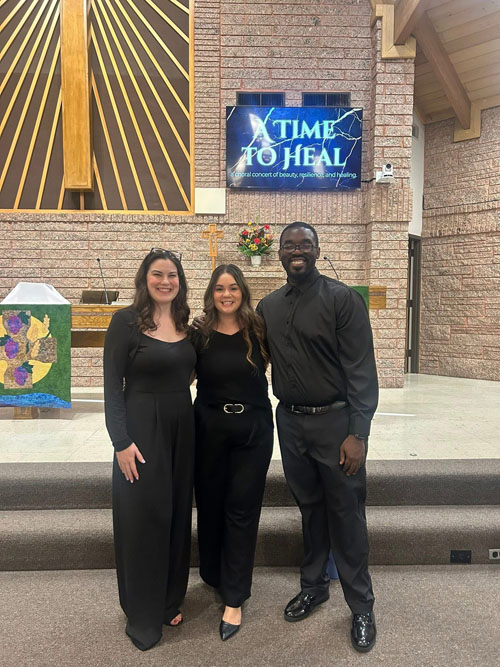 Performing with friends is my favorite hobby 