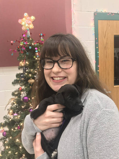 My dog when he was just a baby