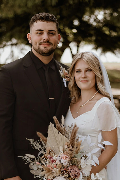 Bryson and I got married in ‘23.